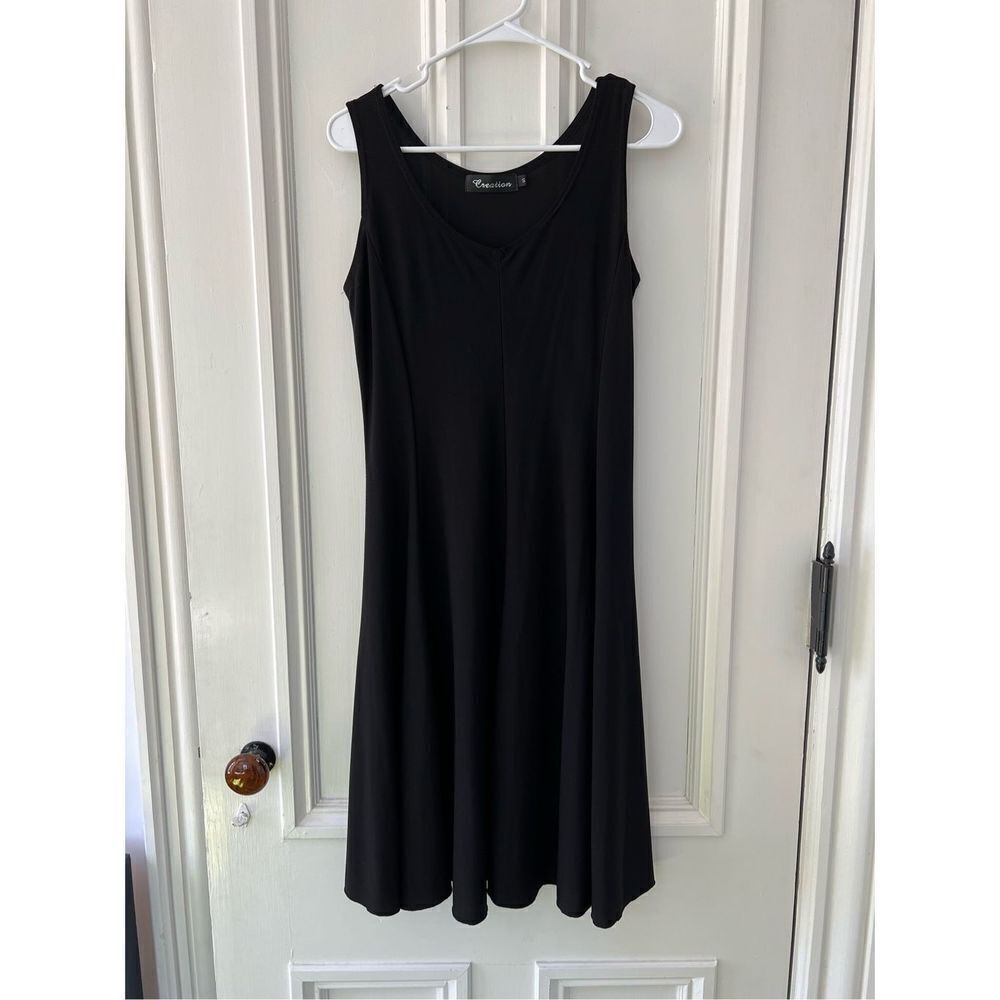 Creation women’s black tank dress S
